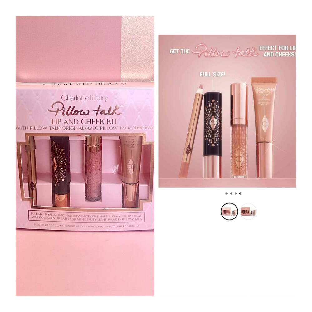 Charlotte Tilbury Pillow Talk Lip and Cheek Kit Original